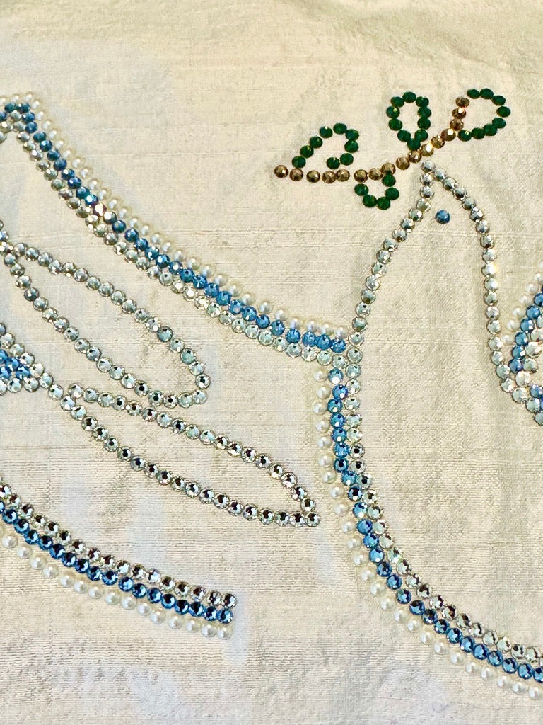 Soaring Dove With Pearls